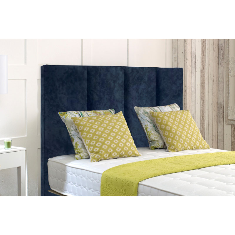 Whalen Upholstered Headboard, Super King (6'), Blue
