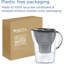 Brita 2.5L Glass Water Filter Jug with 1 Catridge Light Blue