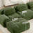 Three-Seat Modular Sofa With 3 Ottomans Corduroy Boneless Fabric 32D High-Resilience Sponge Living Rooms Media Rooms-1259906774