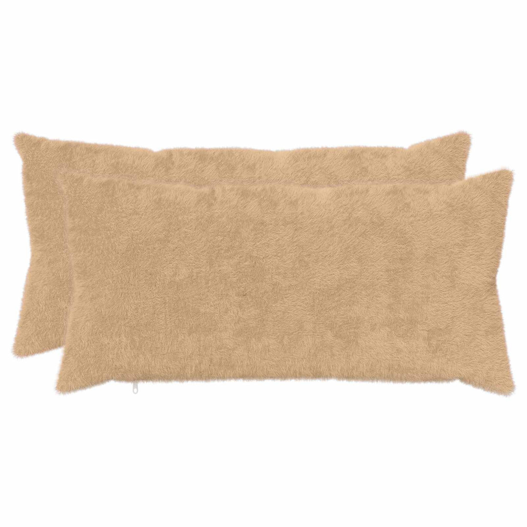 vidaXL - Cushion Cover - 40 x 80 cm - Cream - Image 2