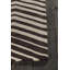 Tapis en laine à motif de chevrons à motif zigzag brun et blanc Acworth-1344334185