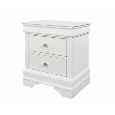SHAKER CROCODILE METALLIC NIGHTSTAND