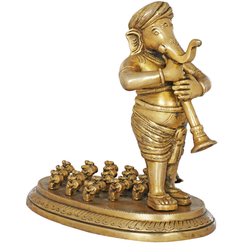 Ganesha en concert avec des rat
