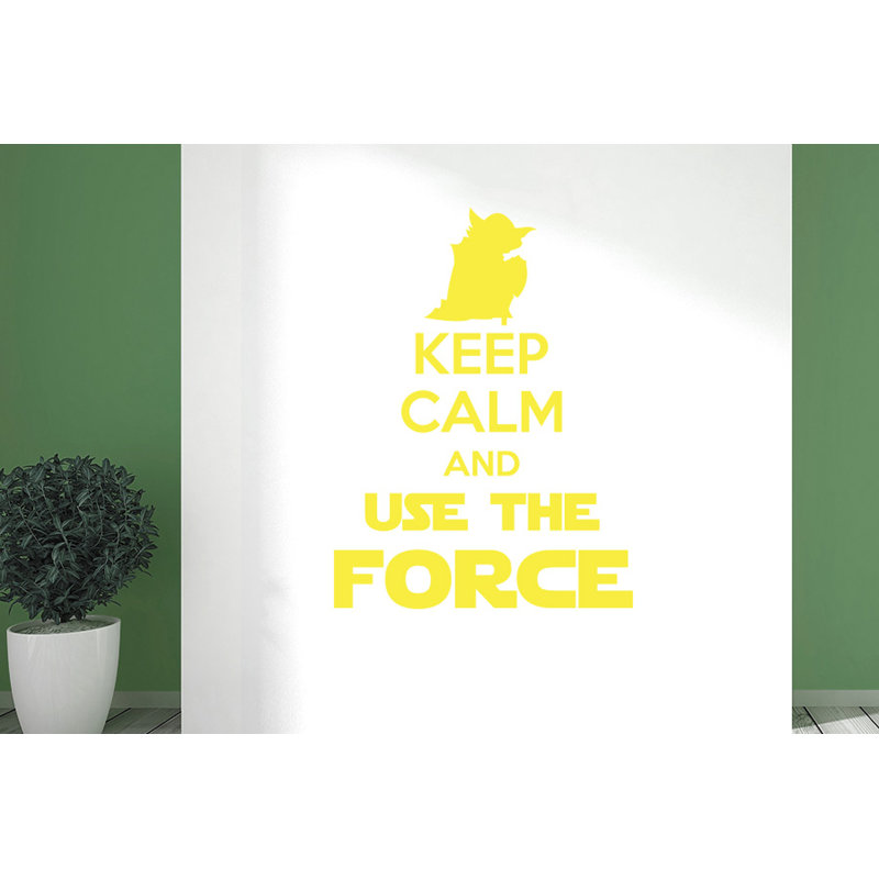 Wall Decal, Bright Yellow, Medium