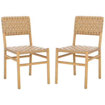 Chaise en cuir Jeremiah