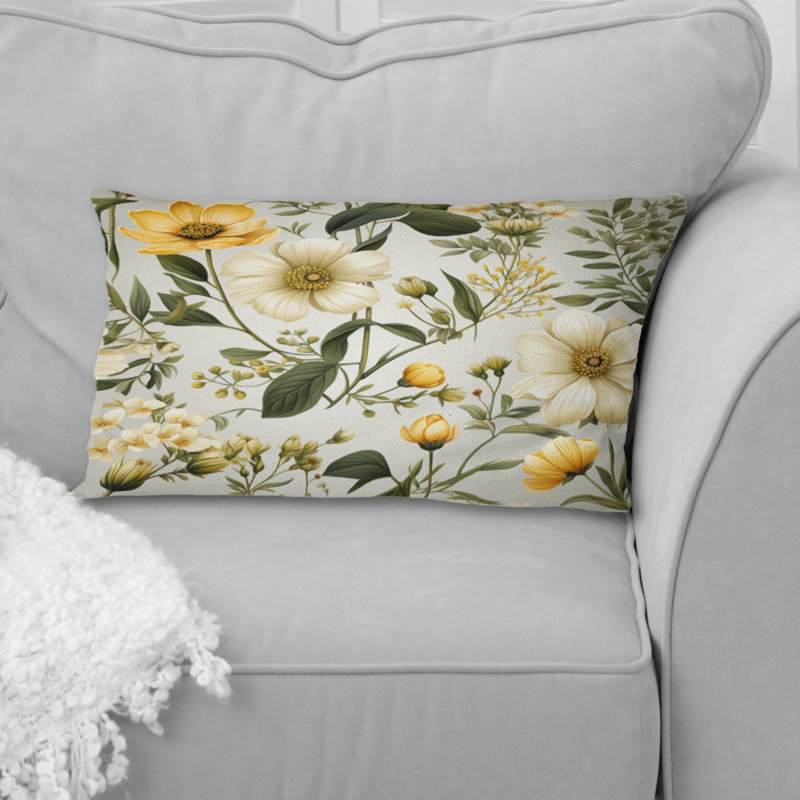 Motif bohème Botanical Neutrals - Coussin abstrait