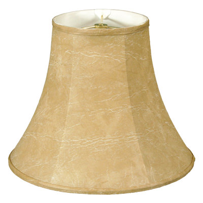 6'' H Faux Leather Bell Candelabra Shade