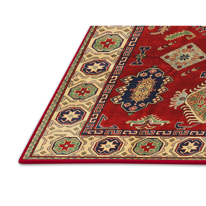 Tapis beige Southwestern, Rectangle 6 pi x 9 pi
