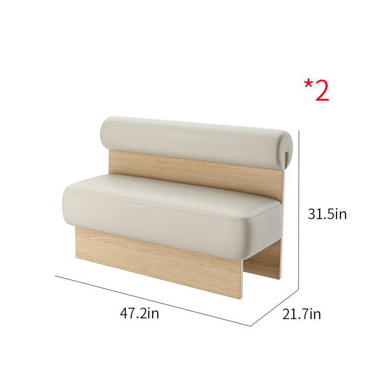 Coventry 47.2'' Faux Leather Settee