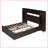 Ethil 4 Drawers Bookcase Platform Bed-1035593827-1047717053