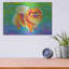 «Rainbow Pomeranian» par Rebecca Wang Art-996290334