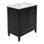 Armoire de salle de bain avec lavabo et porte avec trois tiroirs-426268608
