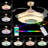 Roslindale 42'' Bluetooth Ceiling Fan with Dimmable LED Lights and Music Player-725330670