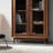 Simple large capacity storage display cabinet