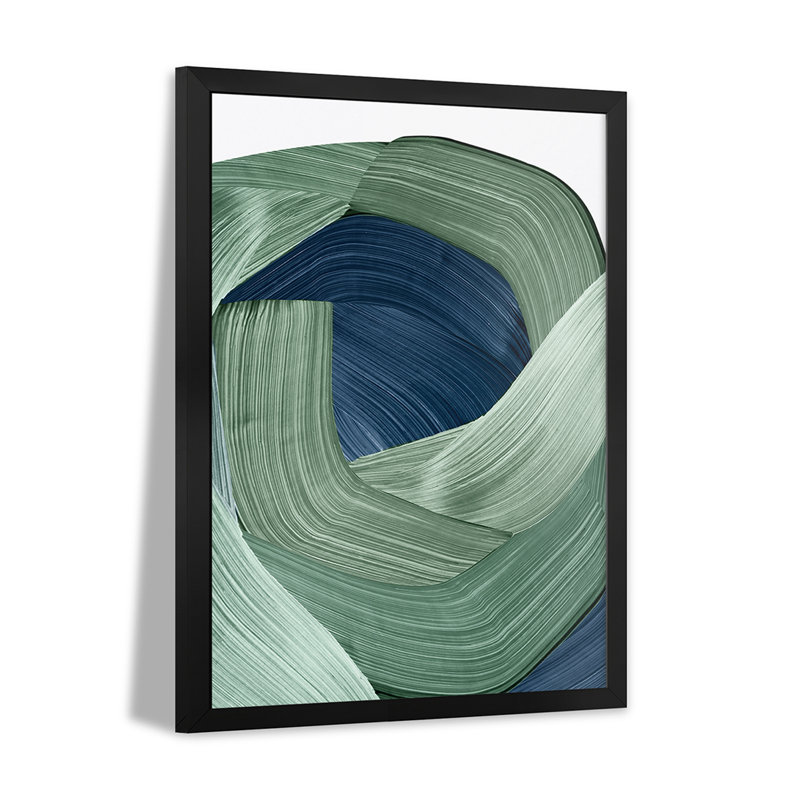 Affiches encadrées Harmonious Green II, H 24 po x l 16 po