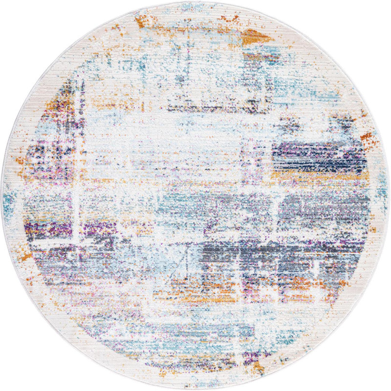 Indoor Rug, Round 3'7"