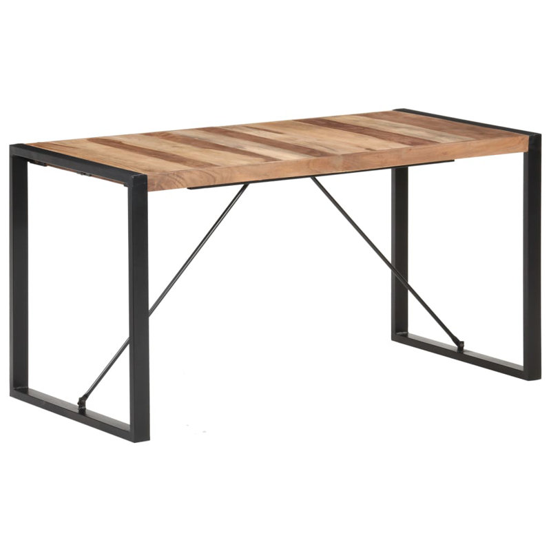 Kevin Dining Table Solid Wood, H75 x L140 x W70cm
