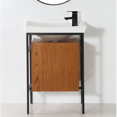 Ensemble de meuble-lavabo pour salle de bain simple 24 po Denelle