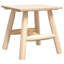 Alpen Home Side Table 49X49x50 Cm Solid Wood Spruce-1020888939