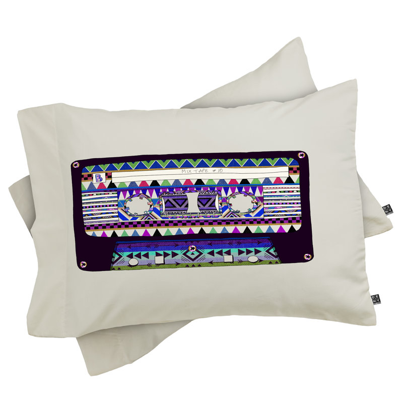 Mix Tape No 10 Pillowcase, Standard