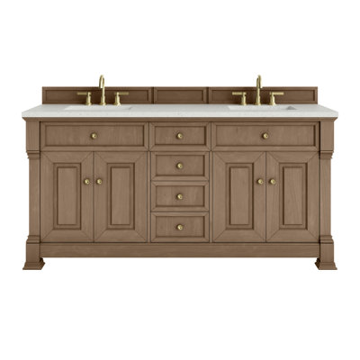 Brookfield 72'' Double Bathroom Vanity with Top