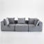 Canapé compressé: Canapé cube gris