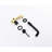 Wall Mounted, Single Handle, Sink Faucet For Bathroom, Pop - Up Drain, No Overflow, 360 Degree Spout Wobbley, Splash Aerated Water Flow Route, Rust Finish Arrangement, Quick Installation Schedule