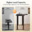 71" L-Shaped Standing Desk, 4-Leg with Memory Controller for Home Office, Gaming & Study, White-1924635703-1924635701
