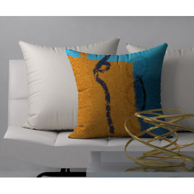Abstract Throw Pillow