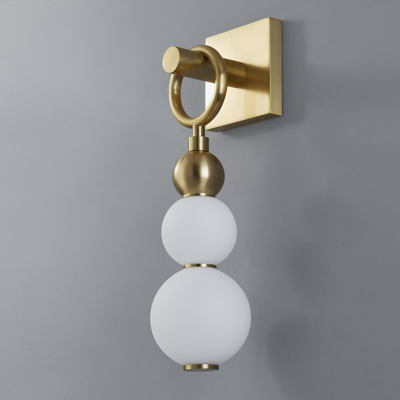 Perrin Wall Sconce by PEMBROOKE & IVES, Aged Brass