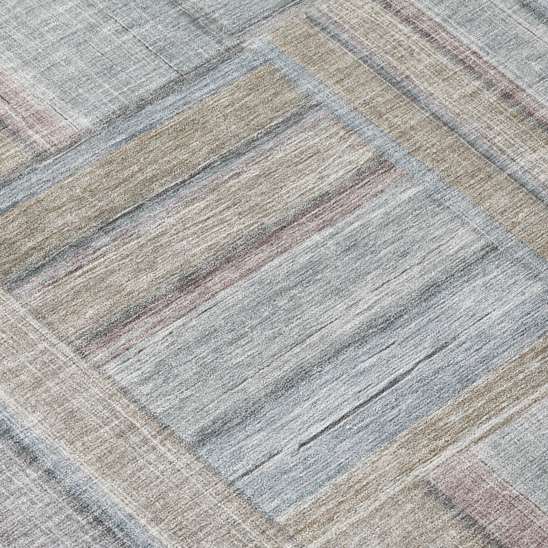 Machine Washable Indoor/Outdoor Jeffery ACN2285 Geometric Rug, Rectangle 10' x 14'