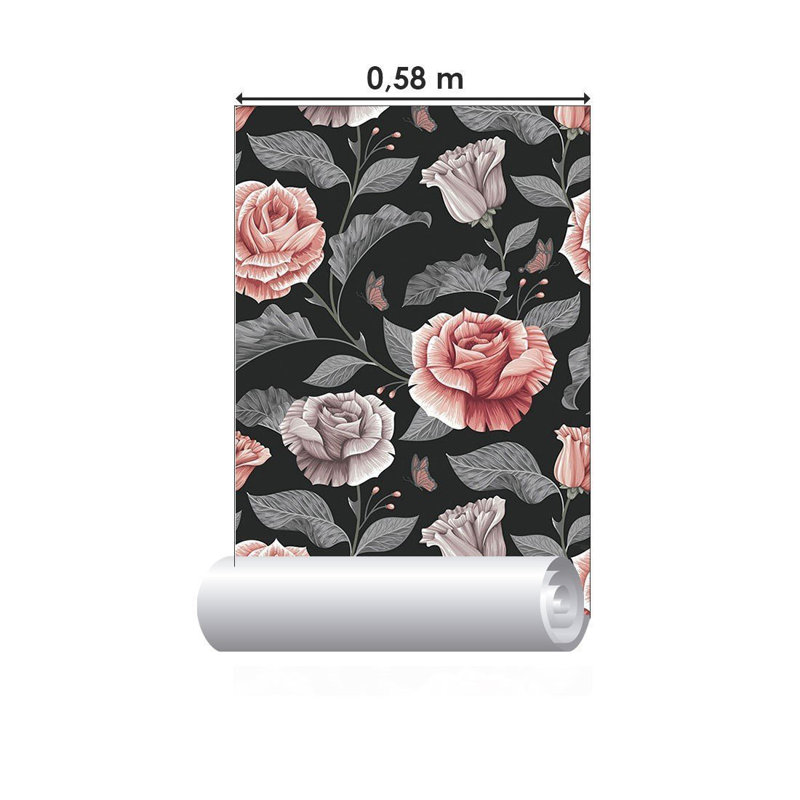 Rouleau de papier peint lisse L 126 po x l 24 po Ajdin