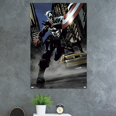 Impression sur papier pour capitaine américain-comic