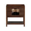 Base de meuble-lavabo simple 30 po Zoe uniquement en finition noyer