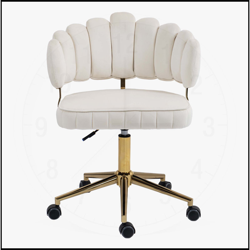 Versatile Modern Home Office Desk Chair with Wheels, Swivel and Height Adjustable Function, Ideal for Various Tasks and Comfortable Sitting