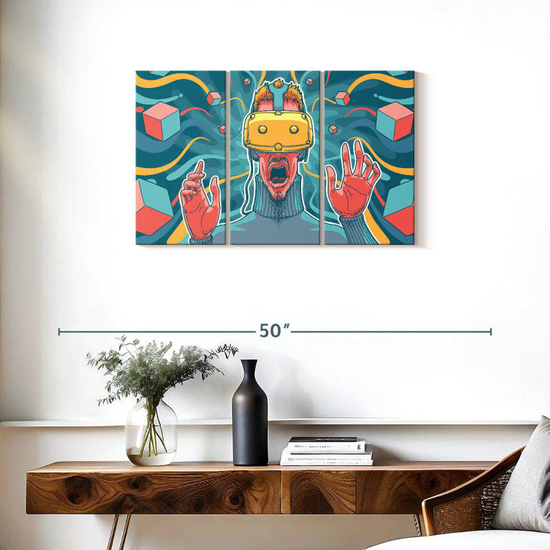 Senne Video Game, 20" H x 33" W
