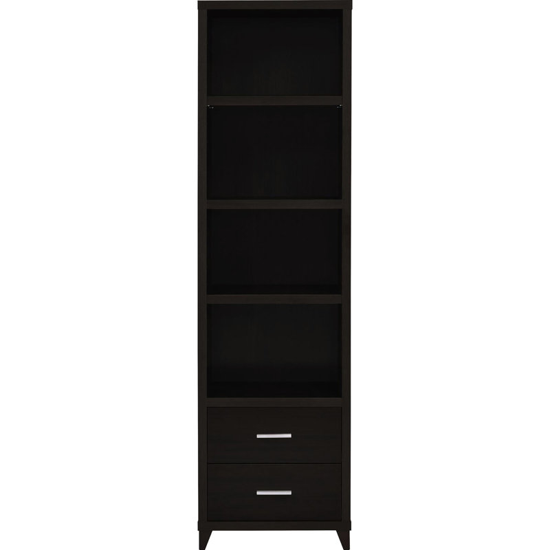Cappuccino Media Drawer Tower - Store Essentials With Style Contemporary Organizer Drawers Keep Your Space Tidy