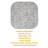 Broadway Memory Foam No Slip Back 16" x 16" Chair Pad Cushion-1822048306-1822048330