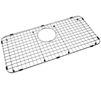Sink Bottom Grid 25-1/4" X 12-1/2“, Rear Drain With Corner Radius 1-1/2"