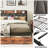Zulema Upholstered Bookcase Storage Bed-532329988