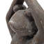 Figurine grenouille brune en magnésium et yoga