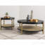 Table de bout ronde noire