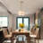 3 - Light Drum Chandelier