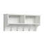 4 - Hook Wall Mounted Coat Rack