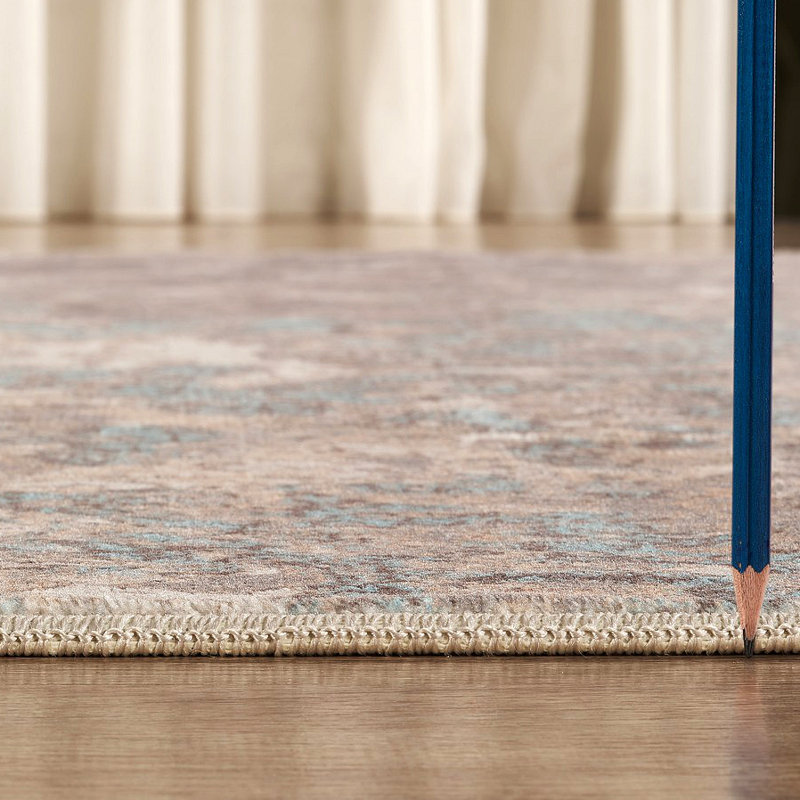 Artistic Area Rug, Blue, Rectangle 5'3" x 7'3"