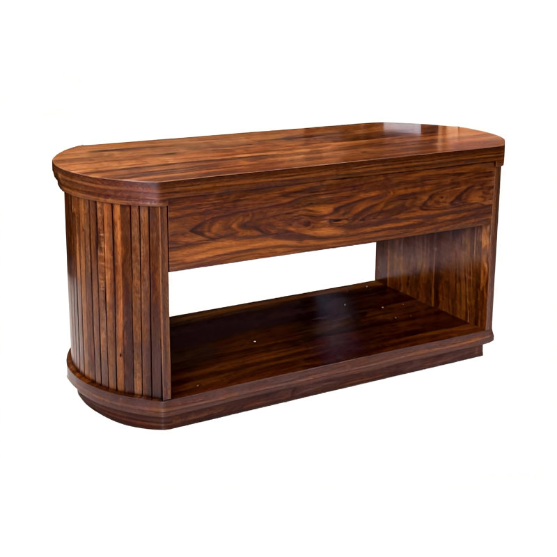 Table basse, Bois brun