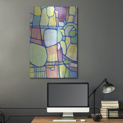 «Braiden Studio®», «Strain Glass Composition I» par Tim O'Toole, art mural en métal