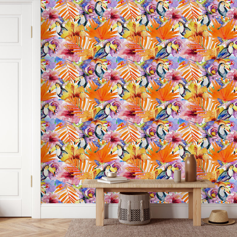 Panneau de papier peint Ensminger, L 18,75 po x l 25 po, Papier