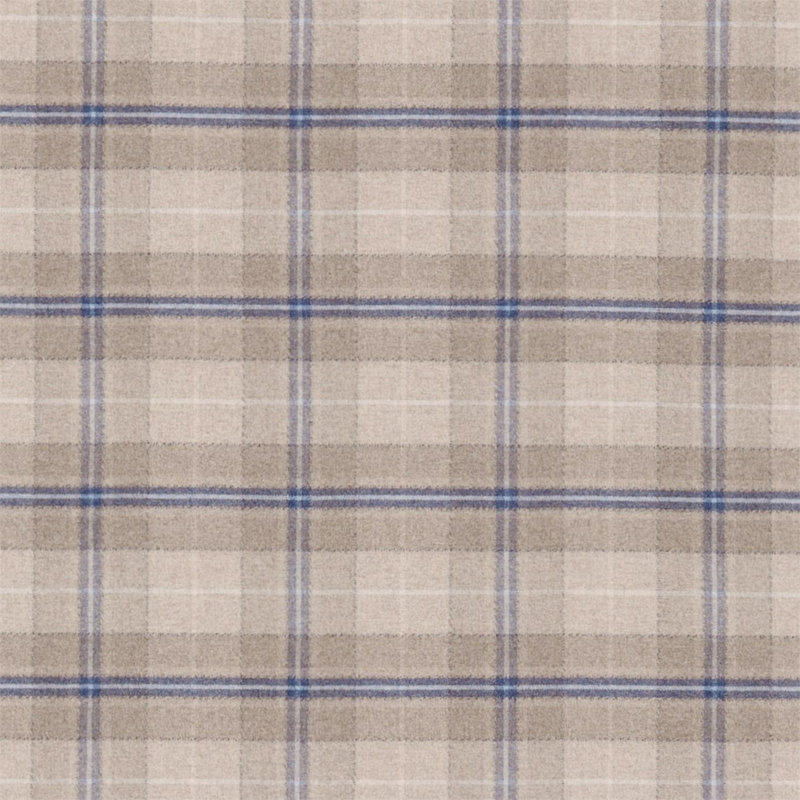 Milton Fabric, Indigo/Stone