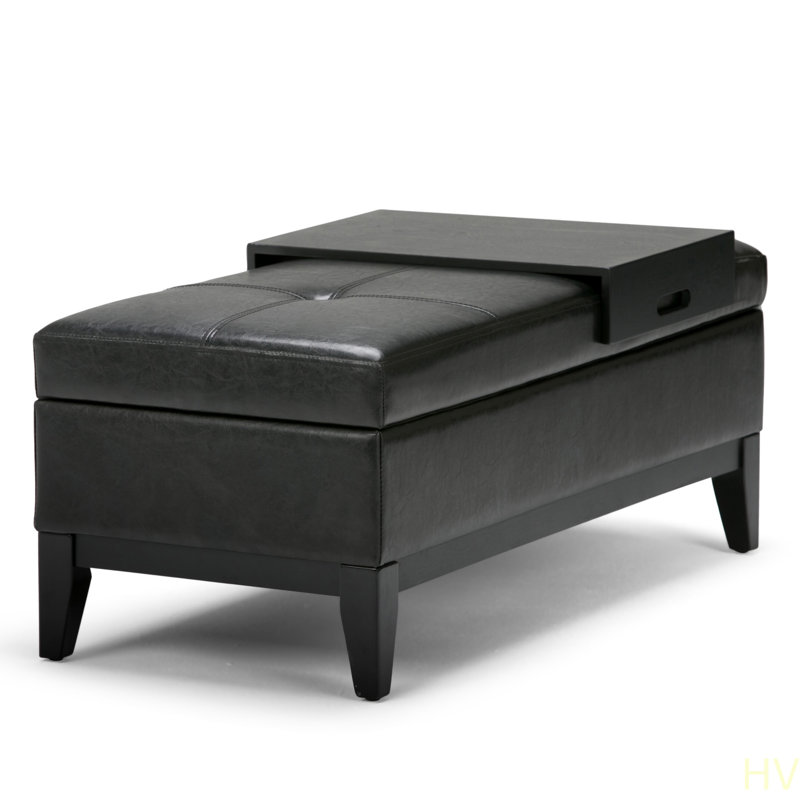 Banc de rangement avec repose-pieds Oregon, Vert foncé